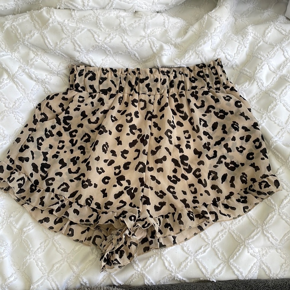 cheetah shorts
